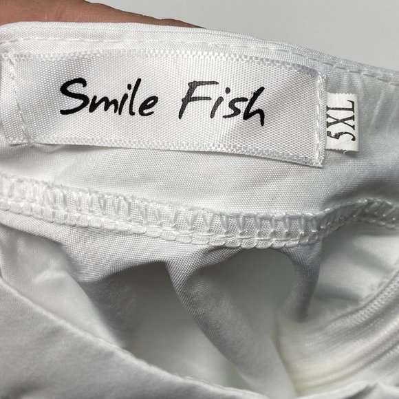 Smile Fish Women Hollow Out Lace Casual Blouse 5XL - Picture 3 of 5